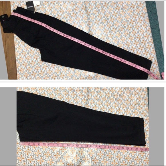 Black Pleated Ankle Pants - Picture 4 of 4